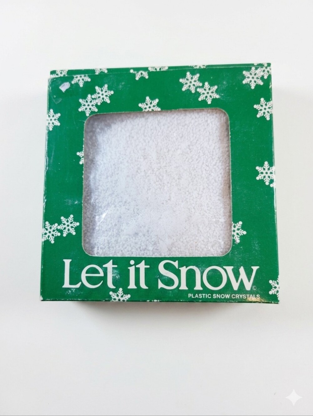 Department 56 49964 Let it Snow Plastic Snow Crystals Holiday Village Decor 8 oz